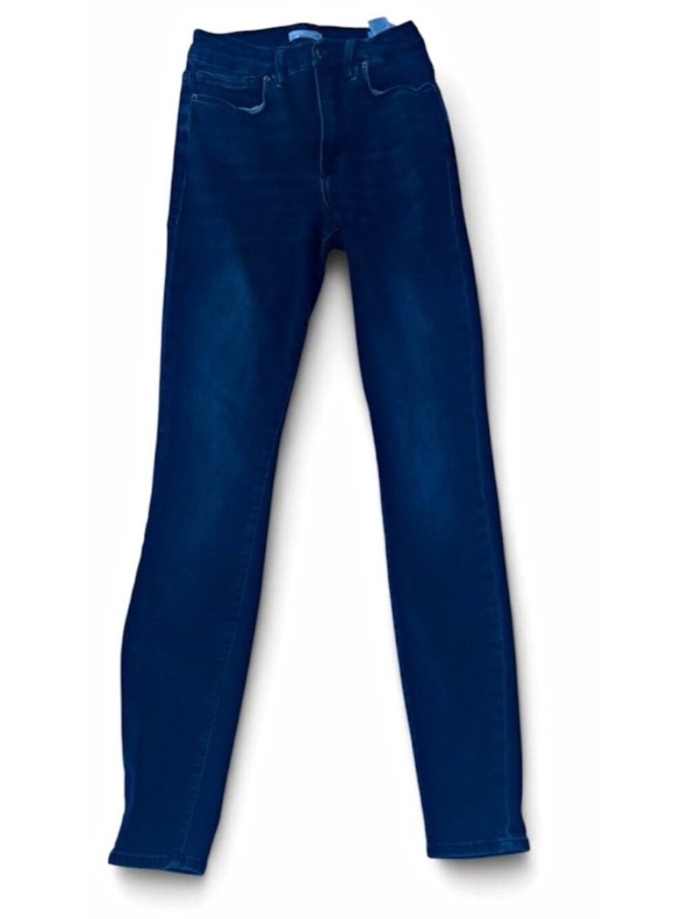 Good American Skinny Jeans | High Rise | Dark Rinse | 6/28 | Long 34" Inseam